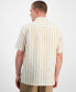 Фото #2 товара Men's Alba Regular-Fit Stripe Button-Down Linen Shirt, Created for Macy's