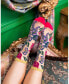 Фото #3 товара Носки женские SOCK CANDY Фестивальные Цветочные Прозрачные