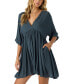 Juniors' Rosemary Dolman-Sleeve Mini Dress