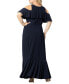 Plus Size Piper Cold Shoulder Maxi Dress