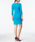 Фото #2 товара Thalia Sodi Women's Faux Wrap Keyhole Dress Pink Size XS