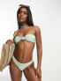 Фото #2 товара Miss Selfridge mix and match bikini bottom brief in sage