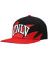 Men's Red, Black Unlv Rebels Sharktooth Snapback Hat