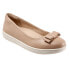 Фото #2 товара Trotters Avery T2202-130 Womens Brown Leather Slip On Ballet Flats Shoes 10.5