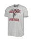 Фото #3 товара Men's Heathered Gray Distressed Atlanta Falcons Dozer Franklin Lightweight T-shirt