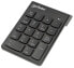 Manhattan Numeric Keypad - Wireless (2.4GHz) - USB-A Micro Receiver - 18 Full Size Keys - Black - Membrane Key Switches - Auto Power Management - Range 10m - AAA Battery (included) - Windows and Mac - Three Year Warranty - Blister - RF Wireless - 18 - Notebook/PC - - фото #1