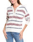 27 Miles Malibu Marled Stripe Hoodie Women's