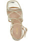 Фото #4 товара Women's Portofino Strappy Platform Wedge Sandals