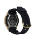 Unisex Gold-Tone and Black Resin Strap Watch 40.4mm GMS2100GB-1A