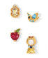 ფოტო #1 პროდუქტის Crystal Multi-Color Disney Princess Snow White Stud Earring Set