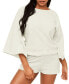 Фото #1 товара Women's Bailey Sweatshirt & Short Set