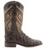 Фото #1 товара Ferrini Bronco Pirarucu Square Toe Cowboy Mens Brown Casual Boots 43393-09