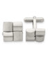 Фото #3 товара Stainless Steel Brushed Cufflinks