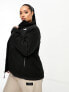 Фото #1 товара The North Face Plus Denali zip up fleece jacket in black