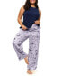 Фото #1 товара Plus Size Aerys Pajama Tank & Pants Set