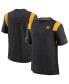 Фото #2 товара Men's Black Pittsburgh Steelers Sideline Tonal Logo Performance Player T-shirt