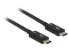 Фото #1 товара Разъем Delock 84847 - 2 м USB C - USB C - USB 3.2 Gen 2 (3.1 Gen 2) Male/Male Черный