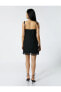 Фото #25 товара Mini Şifon Elbise Askıları Bağlama Detaylı