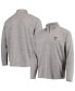 Men's Charcoal Texas Tech Red Raiders Play Action Raglan Half-Zip Jacket