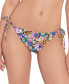 Фото #1 товара Women's Flower Burst Side-Tie Bikini Bottoms, Created for Macy's