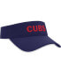 ფოტო #4 პროდუქტის Men's Royal Chicago Cubs Wordmark Performance Adjustable Visor