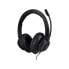 Фото #6 товара V7 Premium Over-ear Stereo Headset - Boom Mic - PC - Mac - Tablets - Laptop Computer - Gaming - Video Conferencing - 3.5mm - USB - Headset - Head-band - Calls & Music - Black - Binaural - Volume + - Volume -