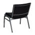 Фото #2 товара Hercules Series Big & Tall 1000 Lb. Rated Black Fabric Stack Chair