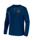 Фото #2 товара Men's NFL x Darius Rucker Collection by Navy Chicago Bears Slub Jersey Henley Long Sleeve T-shirt