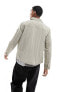 Calvin Klein crinkle 2.0 shirt jacket in cream M - фото #7