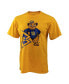 ფოტო #3 პროდუქტის Men's Gold Cal Bears Co-Branded Logo T-shirt