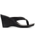 Women's Chicklet Wedge Thong Sandals, Created for Macy's