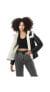 ფოტო #2 პროდუქტის Women's Shearling Jacket, Black