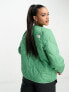 Фото #4 товара The North Face Ampato long quilted liner jacket in sage green Exclusive at ASOS