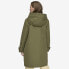 Фото #5 товара Women's Gemas Lightweight Parka Coat With Matte Shell and Faux Leather Details
