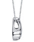 Diamond (1/10 ct. t.w.) Teardrop Pendant in 14k White, Yellow or Rose Gold