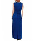 Фото #2 товара V-Neck Sleeveless Maxi Dress with Belt