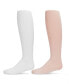 Фото #2 товара Baby Girls Microfiber Tights Solid Color 2-Pack