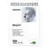 Фото #1 товара LIDERPAPEL A5 spiral sketch pad 148x210 mm 100 sheets 90gr/m2 without frame