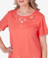 ფოტო #4 პროდუქტის Women's Neptune Beach Medallion Cut Out Top