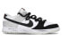 【定制球鞋】 Nike Dunk Low Retro "Plaid" 局限 特殊鞋盒 复古解构 防滑 低帮 板鞋 男款 黑白 / Кроссовки Nike Dunk Low DV0827-100