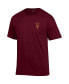 Фото #3 товара Men's Maroon Arizona State Sun Devils Stack 2-Hit T-shirt