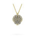 Фото #4 товара Swarovski crystal Swarovski Imitation Pearl, Shell, White, Gold-Tone Idyllia Pendant Necklace
