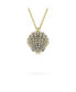 Фото #4 товара Crystal Swarovski Imitation Pearl, Shell, White, Gold-Tone Idyllia Pendant Necklace