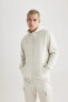 Фото #5 товара Худи Defacto Soft Hooded Regular-Fit Fleece Harka