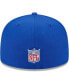 Фото #4 товара Men's Royal Buffalo Bills Throwback Main 59FIFTY Fitted Hat