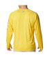 Фото #2 товара Men's Gold LSU Tigers Terminal Tackle Omni-Shade Raglan Long Sleeve T-shirt