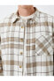 Фото #12 товара Oduncu Gömleği Klasik Yaka Cep Detaylı Düğmeli Uzun Kollu