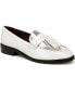 White/Silver Faux Leather