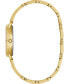 ფოტო #2 პროდუქტის Women's Gold-Tone Stainless Steel Semi-Bangle Bracelet Watch 30mm