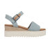 Фото #1 товара TOMS Diana Platform Espadrille Wedge Womens Blue Casual Sandals 10020750T-450